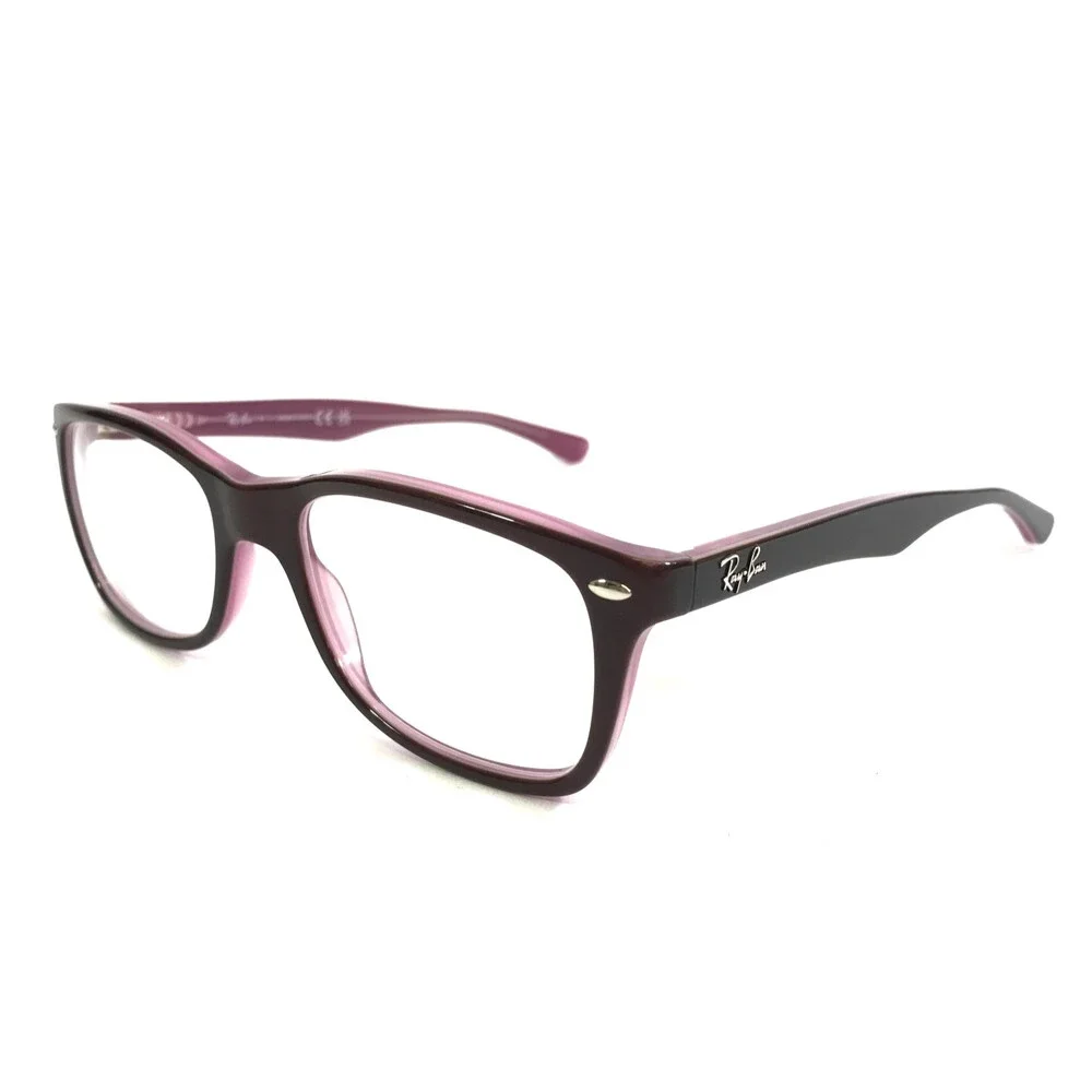 Ray-Ban Eyeglasses Frames RB5228 2126 Brown Pink Rectangle Full Rim 53-17-140
